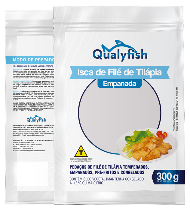 Isca de Filé Empanada Qualyfish 300 gr